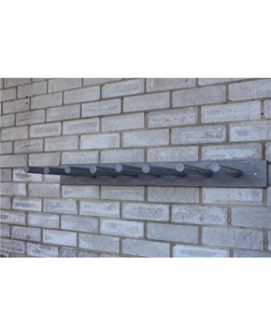 Reclaimed Wooden Boot & Wellie Wall Rack - Goose Grey